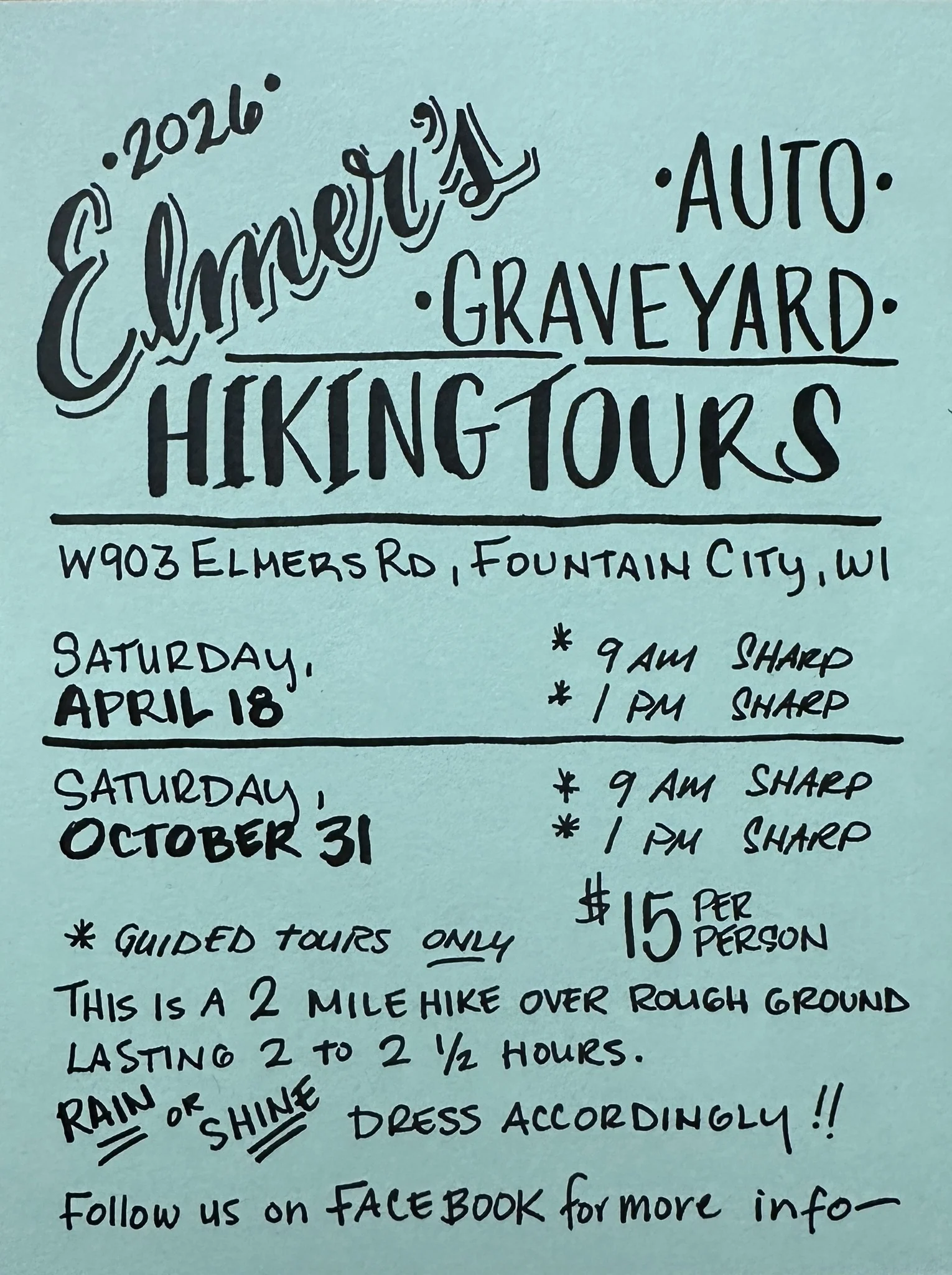 Photo of Elmer's Auto Graveyard Hiking Tours Event