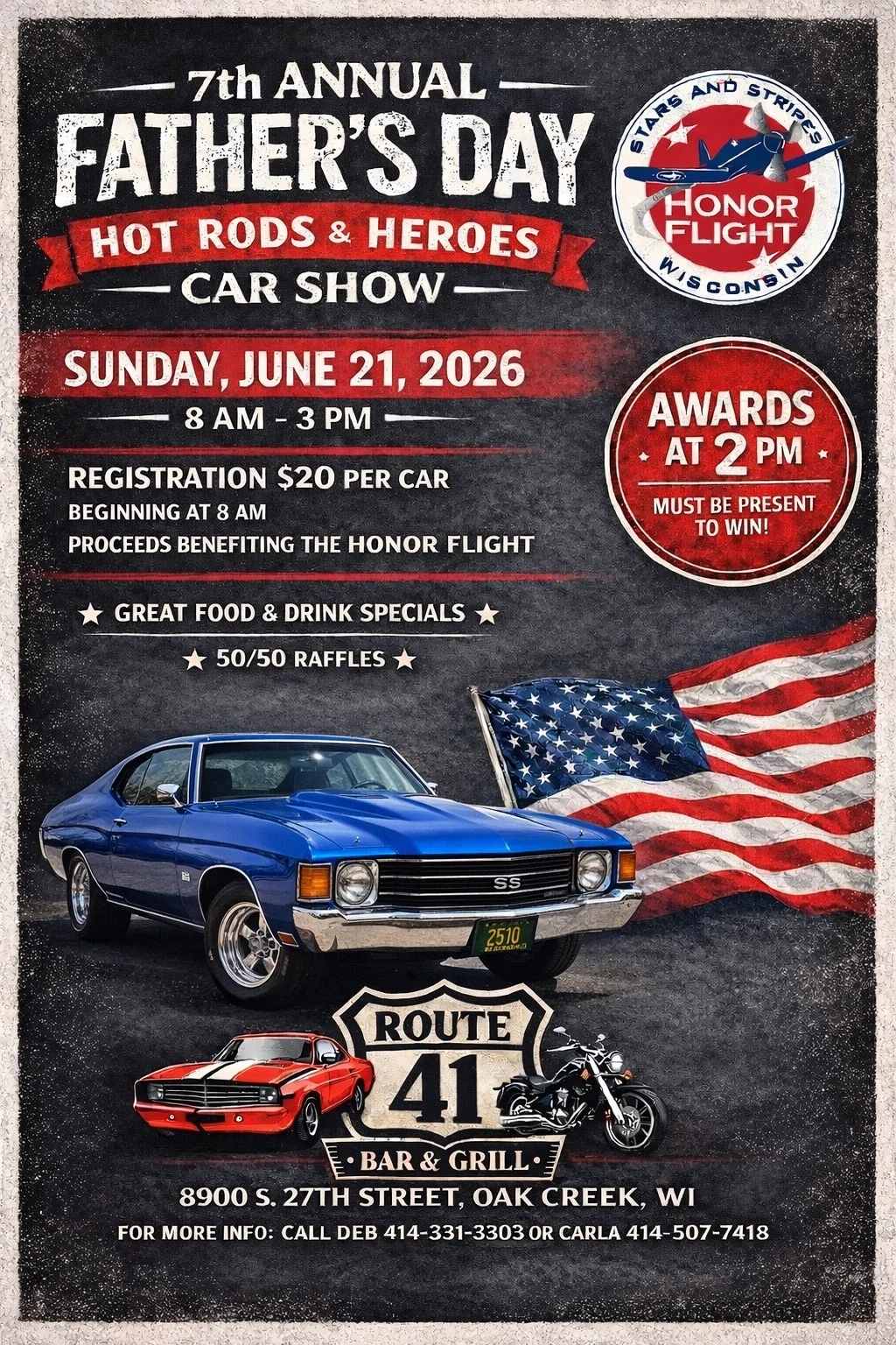 Photo of Father's Day Car Show - Hot Rods & Heroes Event