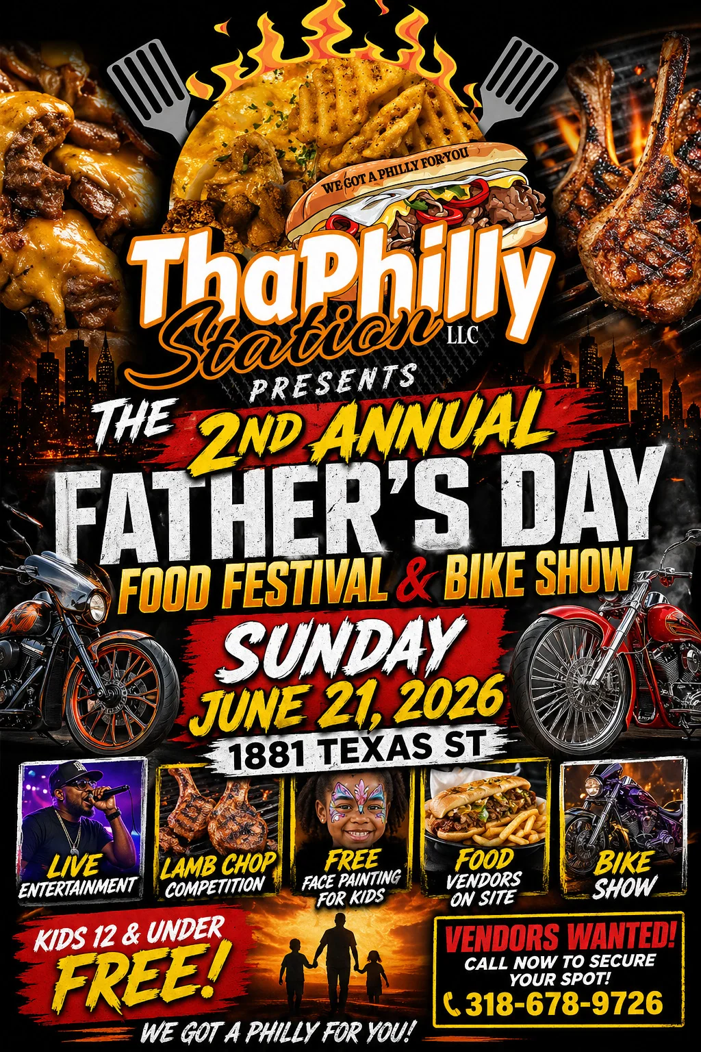 Photo of 2nd Annual Father's Day's Food Festival and Bike show Event