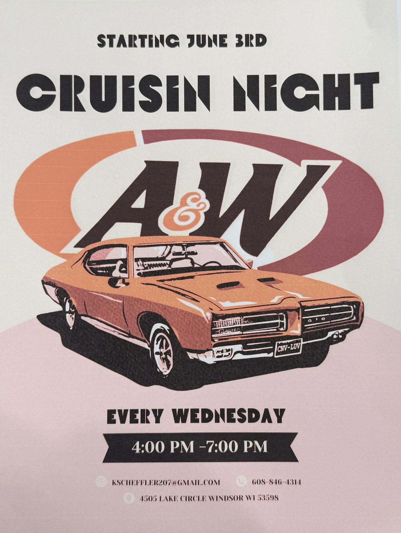 Photo of A&W Cruisin Night Event
